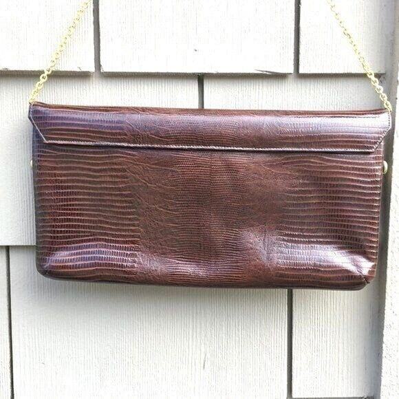 Vintage Caprice Womens Clutch Handbag 14" x 7" NWOT - Picture 2 of 7